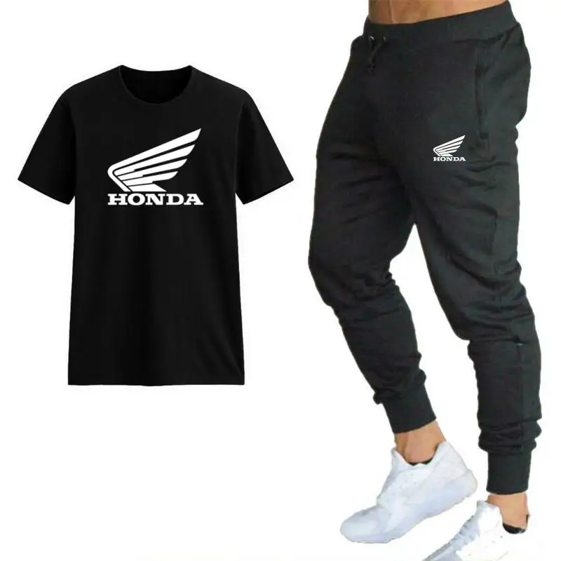 2022 Summer Men Fashion Two Pieces Sets T Shirts+pants Suit Men Women Tops Tees Fashion Honda Print Tshirt Sportswears Suits
2022 Summer Men Fashion Two Pieces Sets T Shirts+pants Suit Men Women Tops Tees Fashion Honda Print Tshirt Sportswears Suits