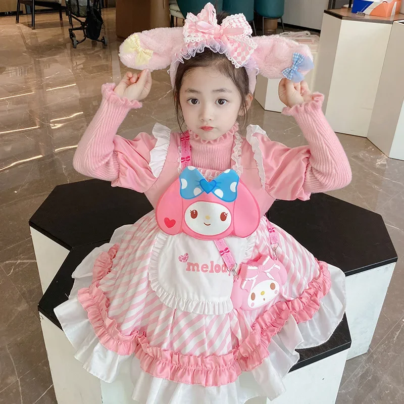 Sanrio Kawaii Sweater Dress MyMelody Anime Cartoon Autumn Winter New Childrens Lolita Princess Dress A Childs Birthday Present
Sanrio Kawaii Sweater Dress MyMelody Anime Cartoon Autumn Winter New Childrens Lolita Princess Dress A Childs Birthday Present
