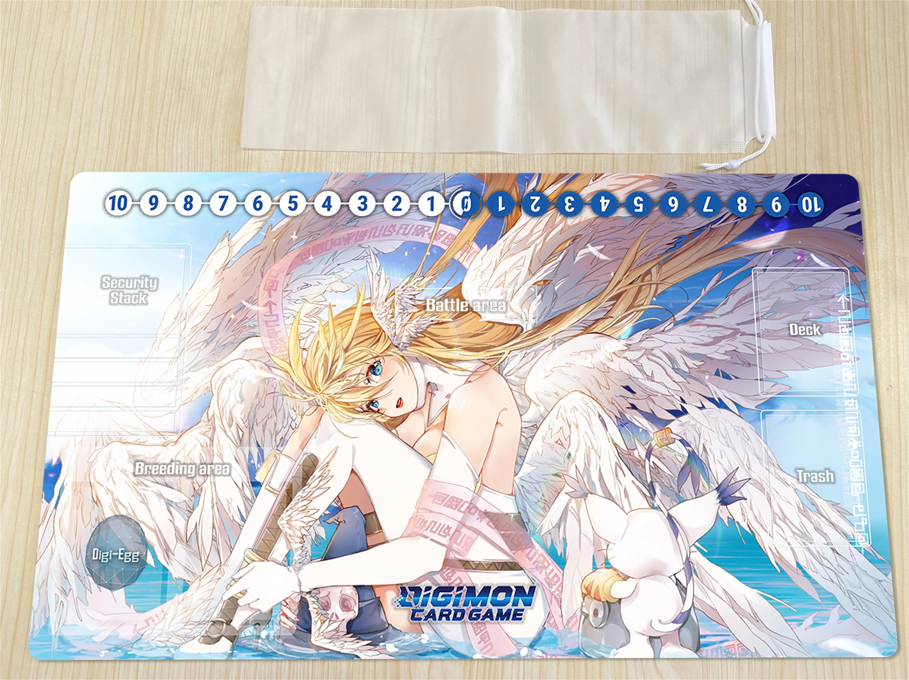 

Игровой коврик Digimon Angewomon Tailmon, коврик для настольной игры DTCG, игровой коврик для торговых карт, игровой коврик, персонализированный Аниме Коврик для мыши с бесплатной сумкой