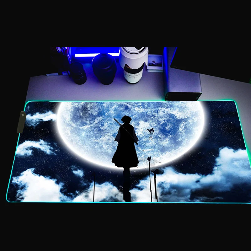 Bleach LED Light Gaming Mouse Pad RGB Large Keyboard Cover Non-Slip Rubber Base Computer Carpet Desk Mat PC Game MousePad
Bleach LED Light Gaming Mouse Pad RGB Large Keyboard Cover Non-Slip Rubber Base Computer Carpet Desk Mat PC Game MousePad
