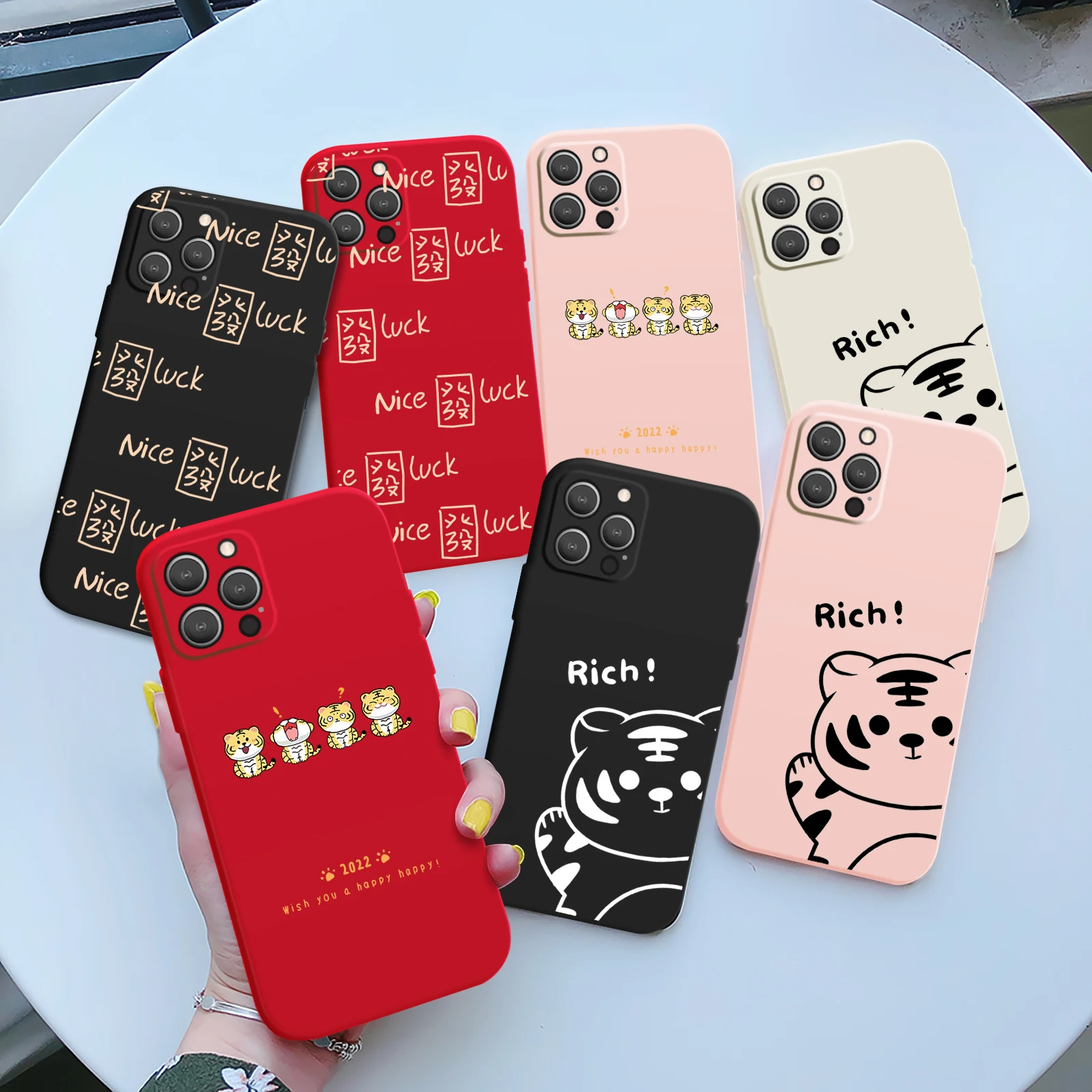 Мультяшный чехол для телефона с тигром для IPhone 13, 12, 11 Pro, SE2020, XS MAX, X, 7, XR, 8, 6Plus, цветной мягкий чехол-накладка конфетного цвета с Новым годом, че...
Мультяшный чехол для телефона с тигром для IPhone 13, 12, 11 Pro, SE2020, XS MAX, X, 7, XR, 8, 6Plus, цветной мягкий чехол-накладка конфетного цвета с Новым годом, че...