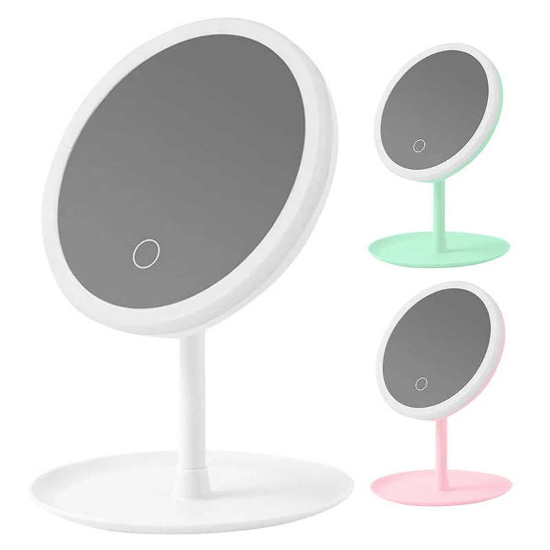 Magnifying Makeup Mirror With Lights 3 Color Lighting Press Screen Dimming 180 Degree Rotation Vanity Mirror
Magnifying Makeup Mirror With Lights 3 Color Lighting Press Screen Dimming 180 Degree Rotation Vanity Mirror