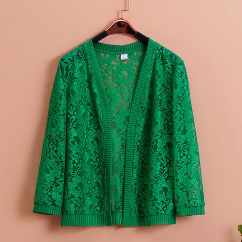 Fashion Shawl Summer Jacket Womens Knitted Cardigan Casual Thin Loose Size Top V-Neck Hollow Elegant Short Coat
Fashion Shawl Summer Jacket Womens Knitted Cardigan Casual Thin Loose Size Top V-Neck Hollow Elegant Short Coat