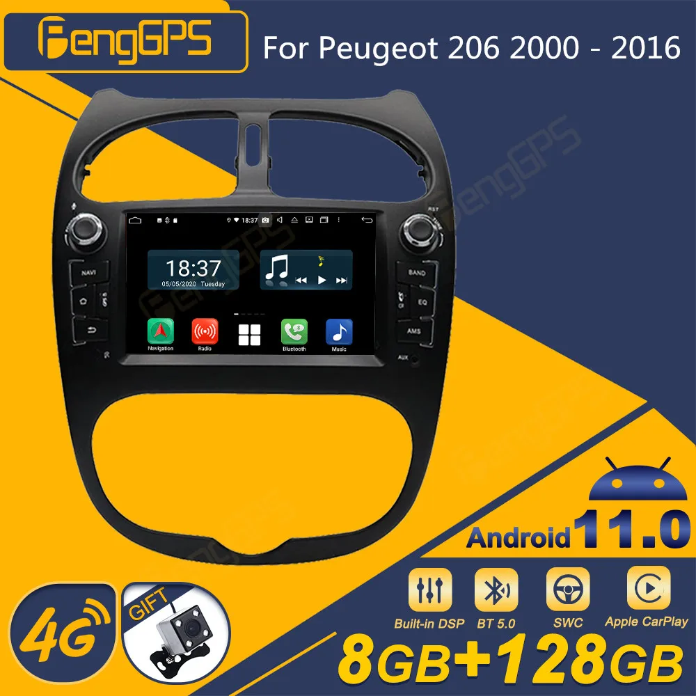Автомагнитола для Peugeot 206 2000-2016, Android, 2Din, стереоприемник, Авторадио, мультимедийный плеер, GPS-навигация, экран головного устройства
Автомагнитола для Peugeot 206 2000-2016, Android, 2Din, стереоприемник, Авторадио, мультимедийный плеер, GPS-навигация, экран головного устройства