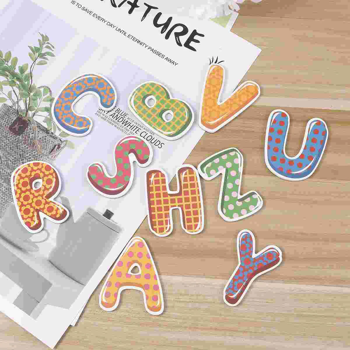 Sticker Magnet Stickers Alphabet Magnets Fridgepaper Decorative Wall Decal Cute Kitchen Kids
Sticker Magnet Stickers Alphabet Magnets Fridgepaper Decorative Wall Decal Cute Kitchen Kids