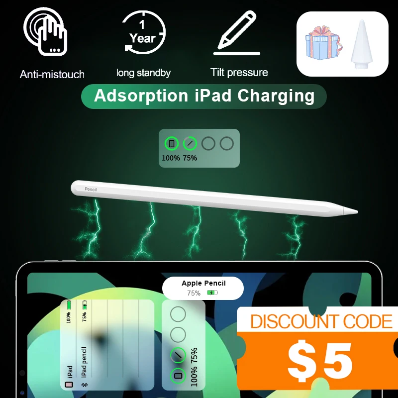2323 LSM Магнитная Беспроводная зарядка стилус для Apple Pencil 2 1 iPad карандаш отклонение ладони наклонная ручка для iPad Air 4 5 Pro 11
2323 LSM Магнитная Беспроводная зарядка стилус для Apple Pencil 2 1 iPad карандаш отклонение ладони наклонная ручка для iPad Air 4 5 Pro 11