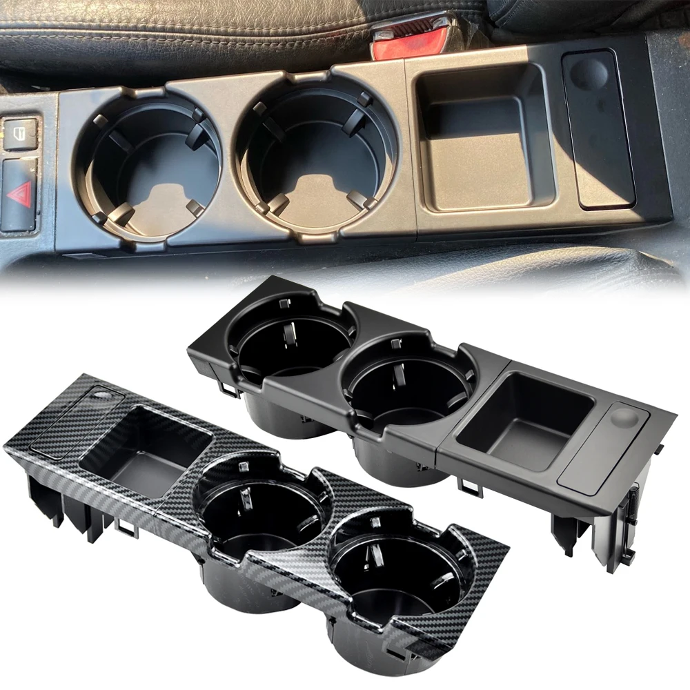 New Double Hole Car Styling Front Center Console Storage Box Coin + Cup Holder For BMW E46 Series 1999-2006 51168217953
New Double Hole Car Styling Front Center Console Storage Box Coin + Cup Holder For BMW E46 Series 1999-2006 51168217953