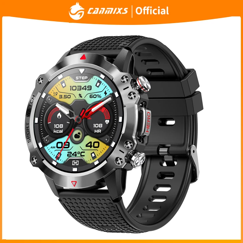 CanMixs Men's Smart Watch Outdoor Sport Bluetooth Call Women watch 450mAh IP68 Waterproof Smartwatch For Men IOS Android
CanMixs Men's Smart Watch Outdoor Sport Bluetooth Call Women watch 450mAh IP68 Waterproof Smartwatch For Men IOS Android