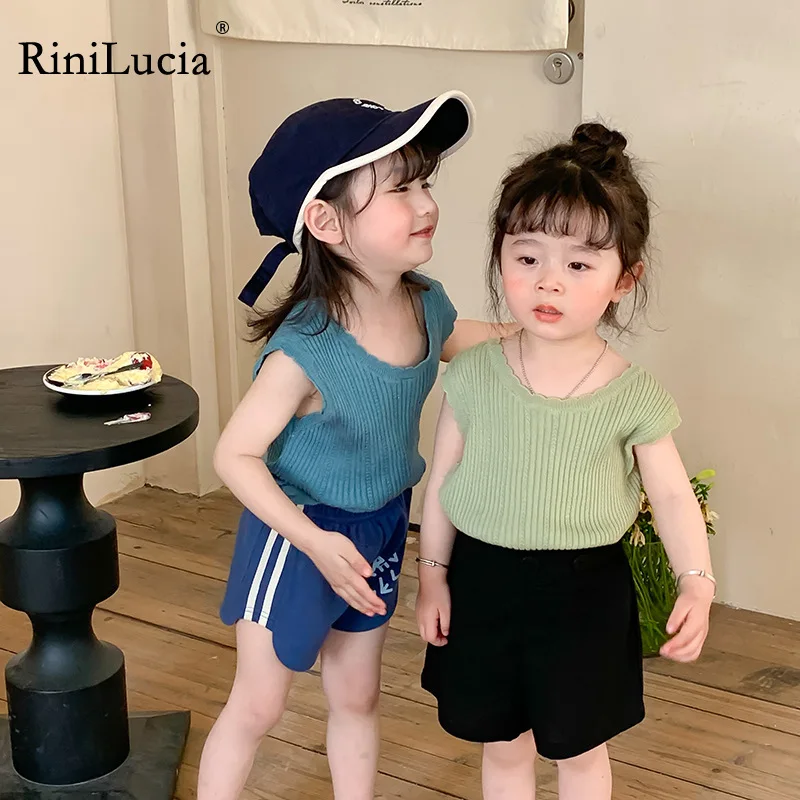 RiniLucia 2022 Summer Korean Baby Girls knitted Solid Vests Sleeveless Pullovers Tops Ruffles Kids Cotton Waistcoats
RiniLucia 2022 Summer Korean Baby Girls knitted Solid Vests Sleeveless Pullovers Tops Ruffles Kids Cotton Waistcoats