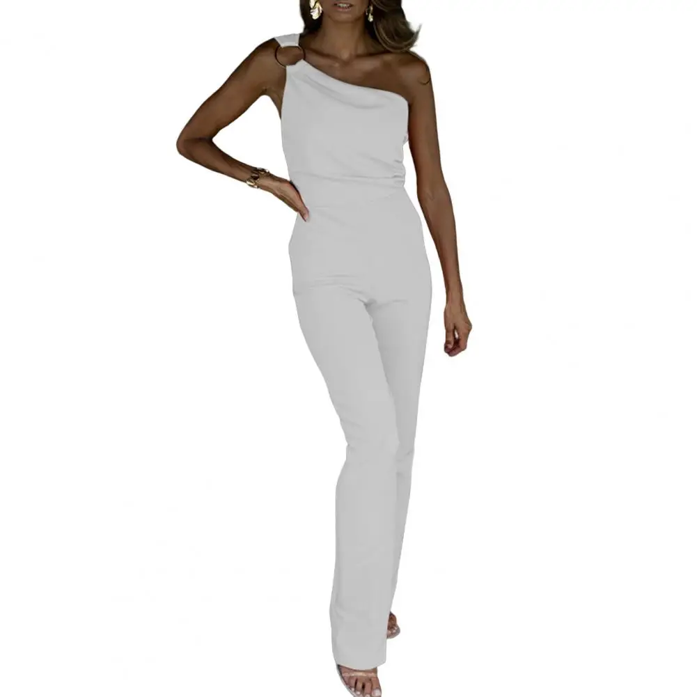 Chic Summer Romper High Waist Sexy Big Hoop Decor Backless Slim Fit Daily Romper Summer Jumpsuit Solid Color
Chic Summer Romper High Waist Sexy Big Hoop Decor Backless Slim Fit Daily Romper Summer Jumpsuit Solid Color