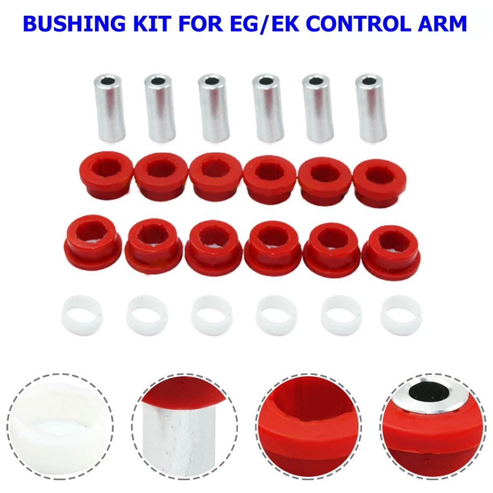 Комплект втулок рычага управления из полиуретана для Honda Civic 1988-1995EG/1996-2000 EK RD, 6 шт., комплект втулок рычага управления, автомобильные аксессуа...
Комплект втулок рычага управления из полиуретана для Honda Civic 1988-1995EG/1996-2000 EK RD, 6 шт., комплект втулок рычага управления, автомобильные аксессуа...