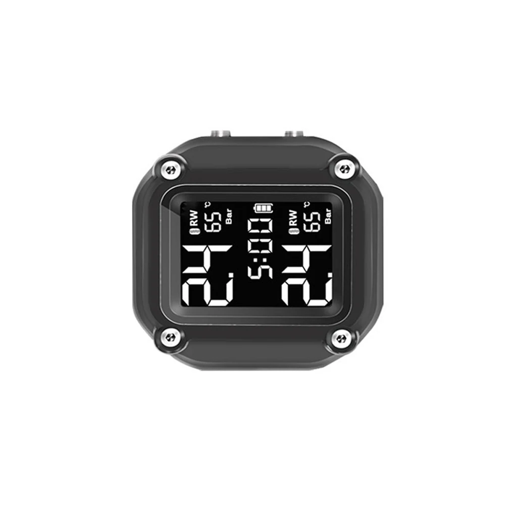 Motorcycle Tire Pressure Temperature Wireless Detector Electric Bike Tyre Alarms External Sensors with Bracket Motorbike
Motorcycle Tire Pressure Temperature Wireless Detector Electric Bike Tyre Alarms External Sensors with Bracket Motorbike