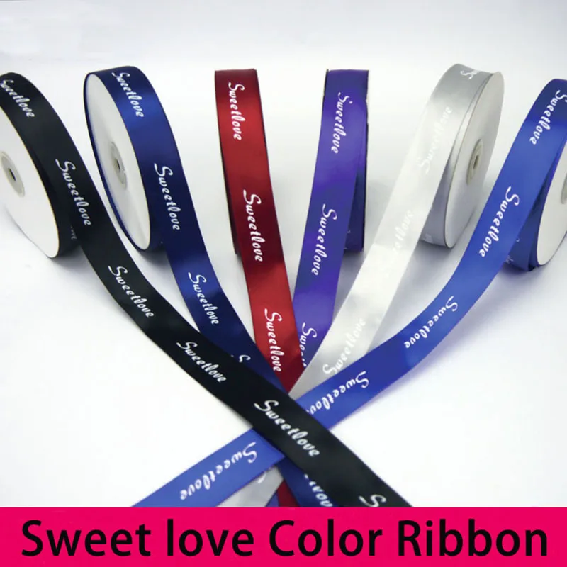 Sweet Love Ribbon Width 2.5cm Length 50Y Bow Flower Ballon Car Room House Decoration DIY Craft Wedding
Sweet Love Ribbon Width 2.5cm Length 50Y Bow Flower Ballon Car Room House Decoration DIY Craft Wedding