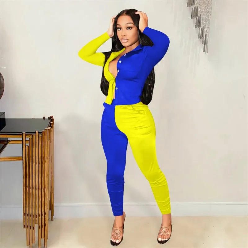 2 Piece Pants Set Africaine Femme Clothes Casual Long Sleeve Shirt Tops Pants Matching Set Bazin Famous Suit Fall Two Piece Set
2 Piece Pants Set Africaine Femme Clothes Casual Long Sleeve Shirt Tops Pants Matching Set Bazin Famous Suit Fall Two Piece Set