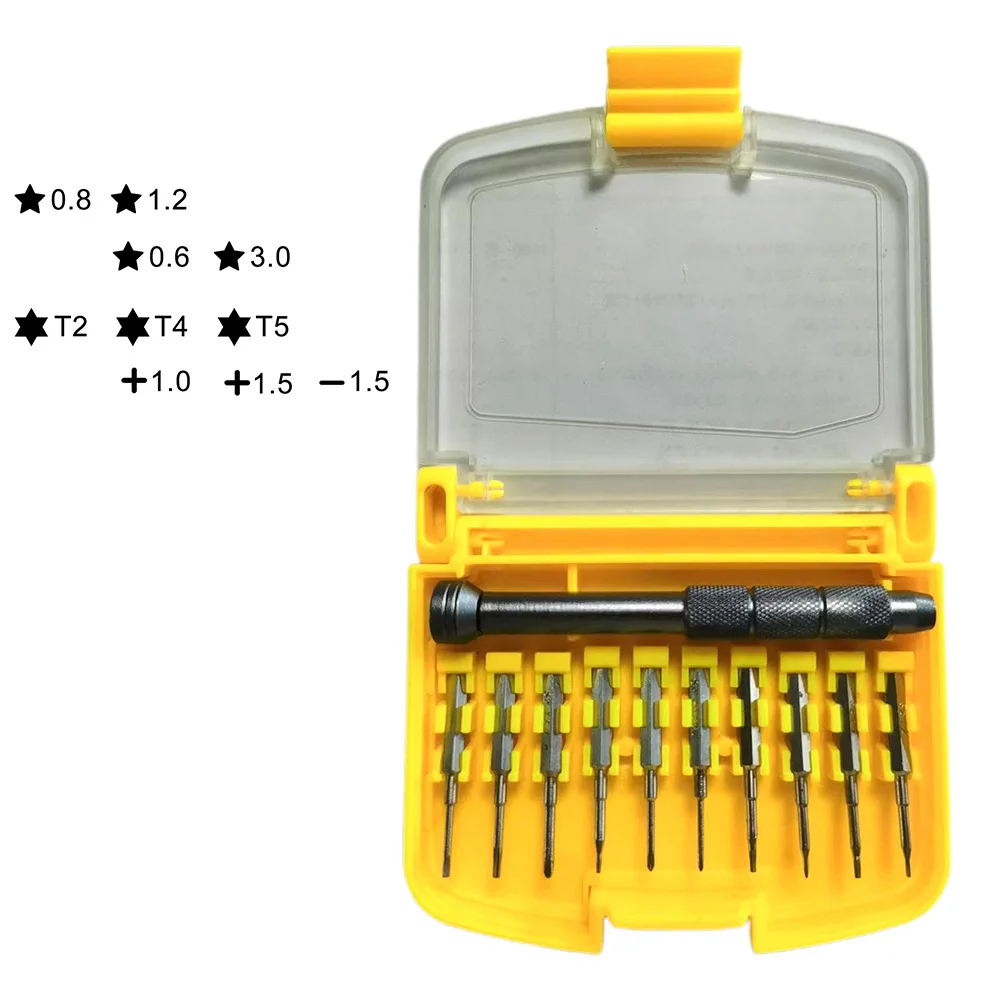 11 In 1 Screwdriver Set Precision Magnetic Torx Cross Head Screw Driver Bit Chrome Vanadium Steel Screwdriver Repair Tools
11 In 1 Screwdriver Set Precision Magnetic Torx Cross Head Screw Driver Bit Chrome Vanadium Steel Screwdriver Repair Tools