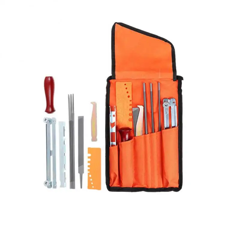 10pcs/Set Bag Professional Chainsaw Chain Sharpening Kit Tool Sharpener Tools Sharpener Wood Handle Garden Tools
10pcs/Set Bag Professional Chainsaw Chain Sharpening Kit Tool Sharpener Tools Sharpener Wood Handle Garden Tools