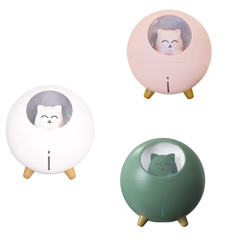 Lovely Pet Air Humidifier 220Ml Planet Cat Ultrasonic Cool Mist Aroma Air Oil Diffuser Romantic Color LED Lamp 
Lovely Pet Air Humidifier 220Ml Planet Cat Ultrasonic Cool Mist Aroma Air Oil Diffuser Romantic Color LED Lamp