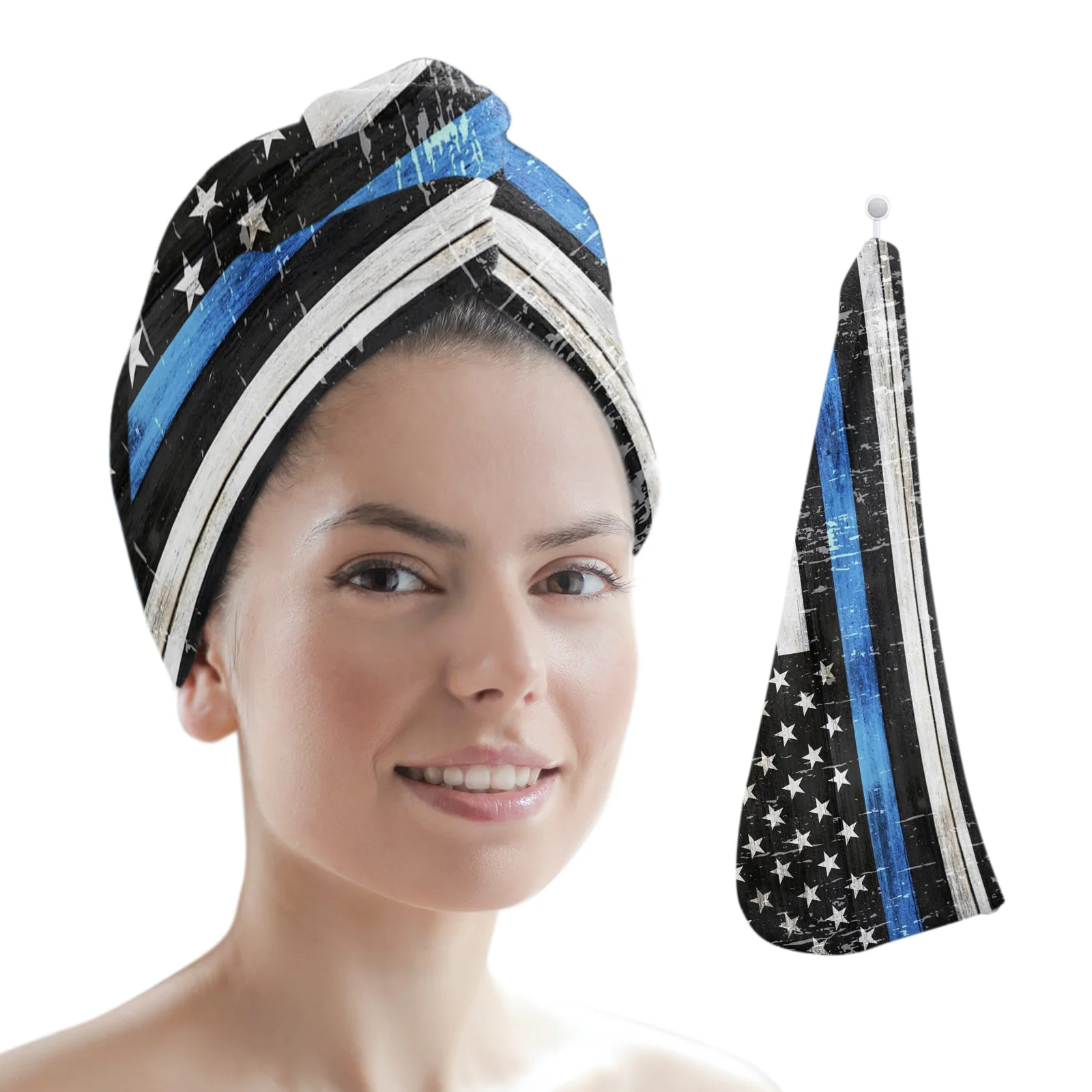 Flag Banner Stripes Retro Style Microfiber Quick Dry Hair Towel Bathroom Hair Towel for Woman Absorbent Hair Care Cap
Flag Banner Stripes Retro Style Microfiber Quick Dry Hair Towel Bathroom Hair Towel for Woman Absorbent Hair Care Cap