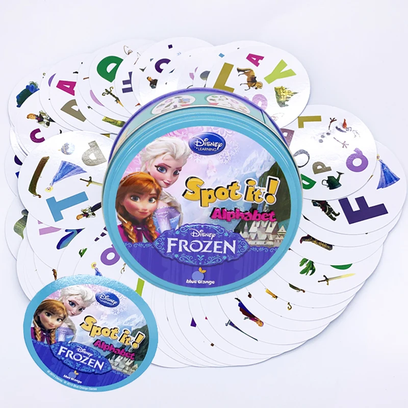 Spot It Disney Frozen HP Dobble Card Game Table Board Game For Dobbles Kids Gift Spots Cards It Go Camping Metal Tin Box Toys
Spot It Disney Frozen HP Dobble Card Game Table Board Game For Dobbles Kids Gift Spots Cards It Go Camping Metal Tin Box Toys