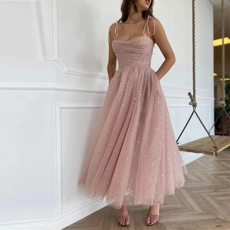 2021 Sexy Tea-Length Spaghetti Strap Homecoming Dresses Fashion Women Backless Sequins Ball Gown Graduation Prom Party Vestidos
2021 Sexy Tea-Length Spaghetti Strap Homecoming Dresses Fashion Women Backless Sequins Ball Gown Graduation Prom Party Vestidos