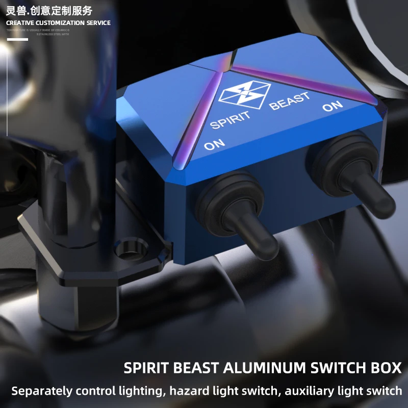 Motorcycle Switch Dangerous Lights Spotlight Switch Universal Motocross Vehicle Double Flash Switch Control
Motorcycle Switch Dangerous Lights Spotlight Switch Universal Motocross Vehicle Double Flash Switch Control