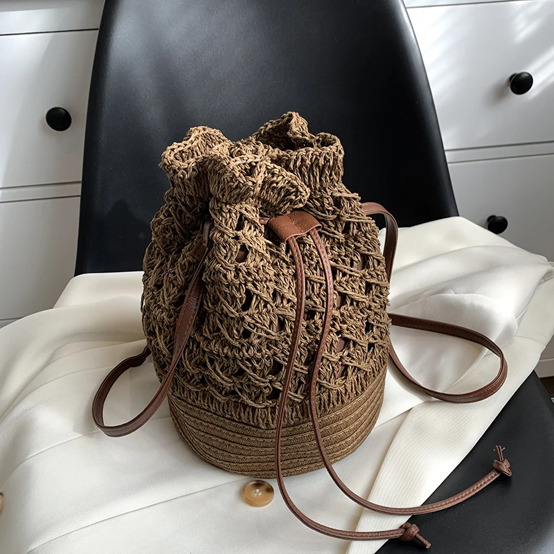 Small Bucket Crossbody Bags for Women Fashion Summer Shoulder Handbags Ladies Luxury Brand Beach Weave Purses
Small Bucket Crossbody Bags for Women Fashion Summer Shoulder Handbags Ladies Luxury Brand Beach Weave Purses