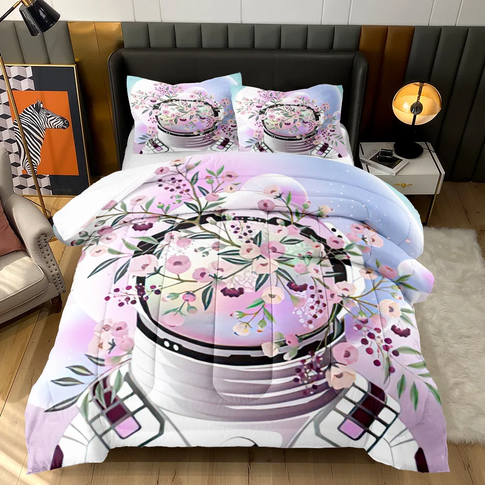 Astronaut Duvet Cover Boys Space Universe Quilt Cover and Pillowcase Kids Twin Single Double Size Cartoon Bedding Set Aviation
Astronaut Duvet Cover Boys Space Universe Quilt Cover and Pillowcase Kids Twin Single Double Size Cartoon Bedding Set Aviation