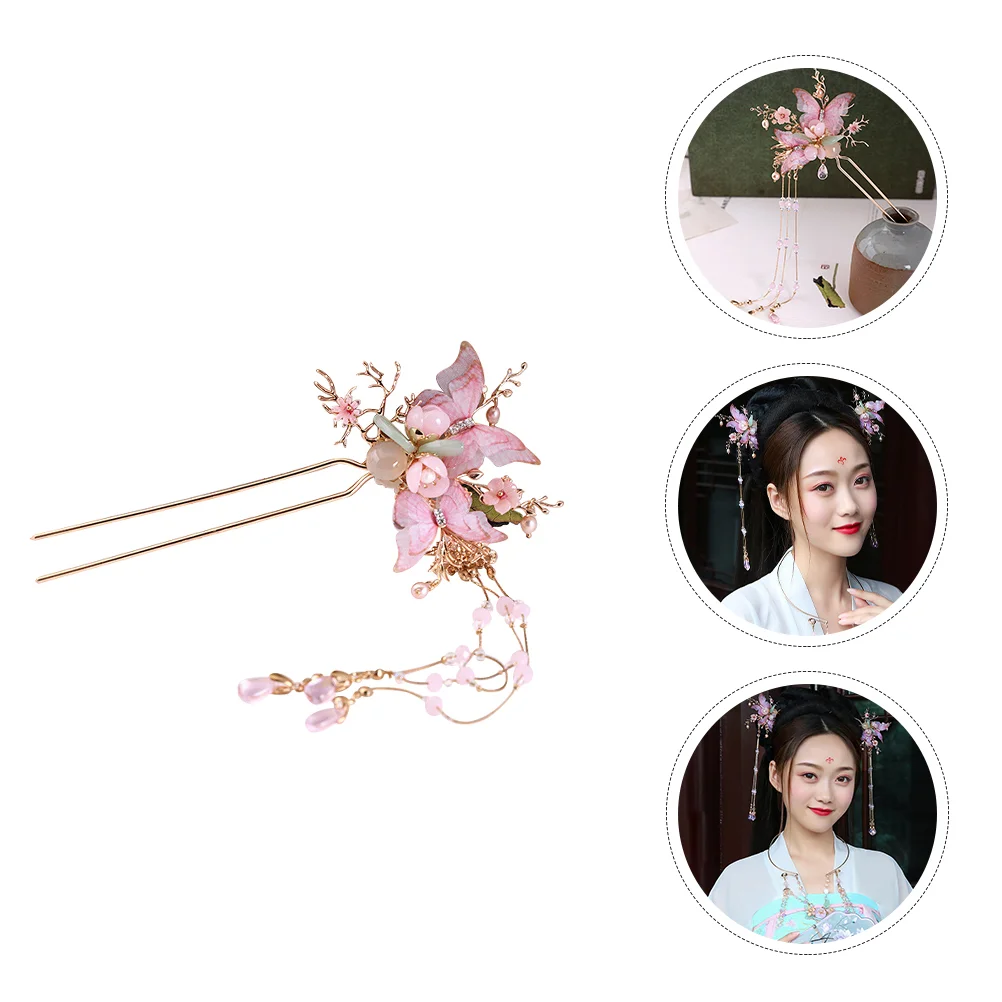 Chinese Hair Sticks Vintage Pearl Tassel Hair Flower Hair Traditional Headwear Bridal Hair Accessories for and, 1pc ( Left )
Chinese Hair Sticks Vintage Pearl Tassel Hair Flower Hair Traditional Headwear Bridal Hair Accessories for and, 1pc ( Left )