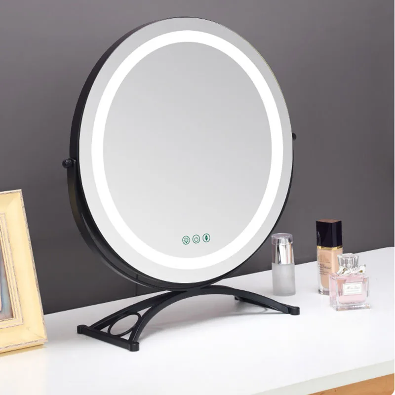 Shower Flexible Round Cosmetic Led Makeup Mirror Table Desk Bathroom Home Room Decor Mirror with Light Miroir Vanity Mirror
Shower Flexible Round Cosmetic Led Makeup Mirror Table Desk Bathroom Home Room Decor Mirror with Light Miroir Vanity Mirror