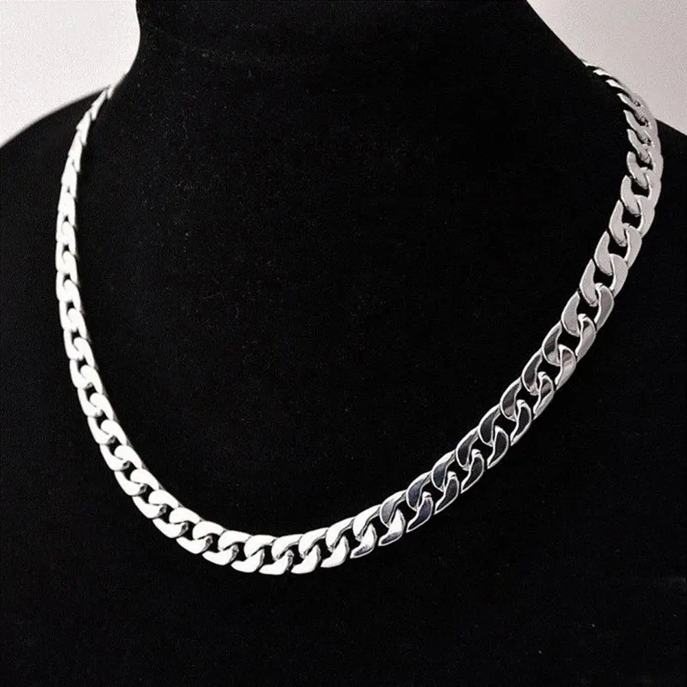 Men Fashion Twist Oblate Wide Chain Necklace Gift Jewelry Accessories for Daily Life Club Fashion Chain Necklace Jewelry
Men Fashion Twist Oblate Wide Chain Necklace Gift Jewelry Accessories for Daily Life Club Fashion Chain Necklace Jewelry