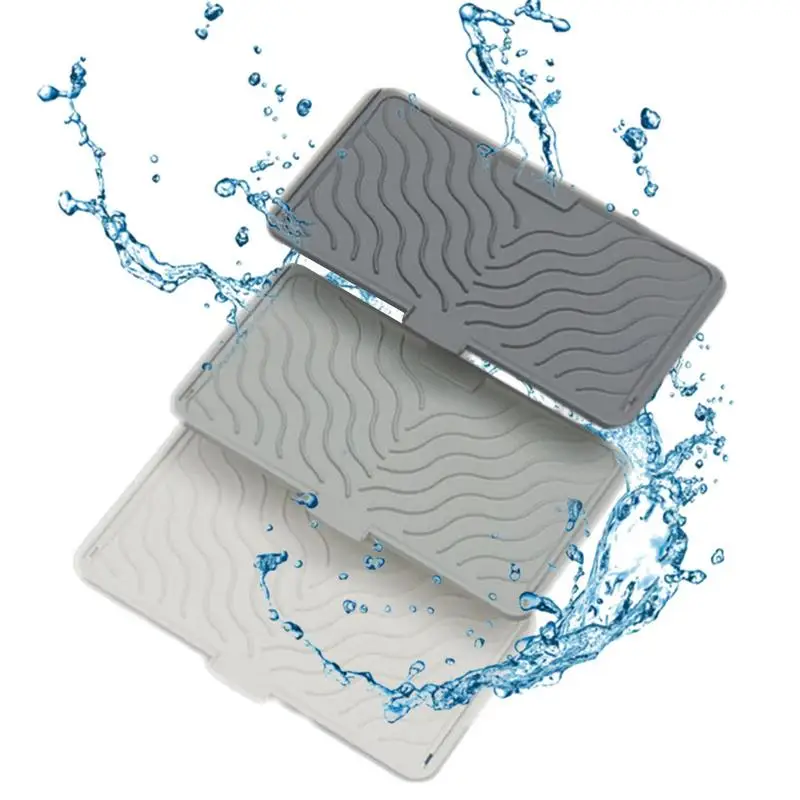 Kitchen Dish Drying Mat Sponge Holder Kitchen Tray Self-Draining Dishes Pad Adjustable Drainboard Mat For Kitchen Counter Hotel
Kitchen Dish Drying Mat Sponge Holder Kitchen Tray Self-Draining Dishes Pad Adjustable Drainboard Mat For Kitchen Counter Hotel
