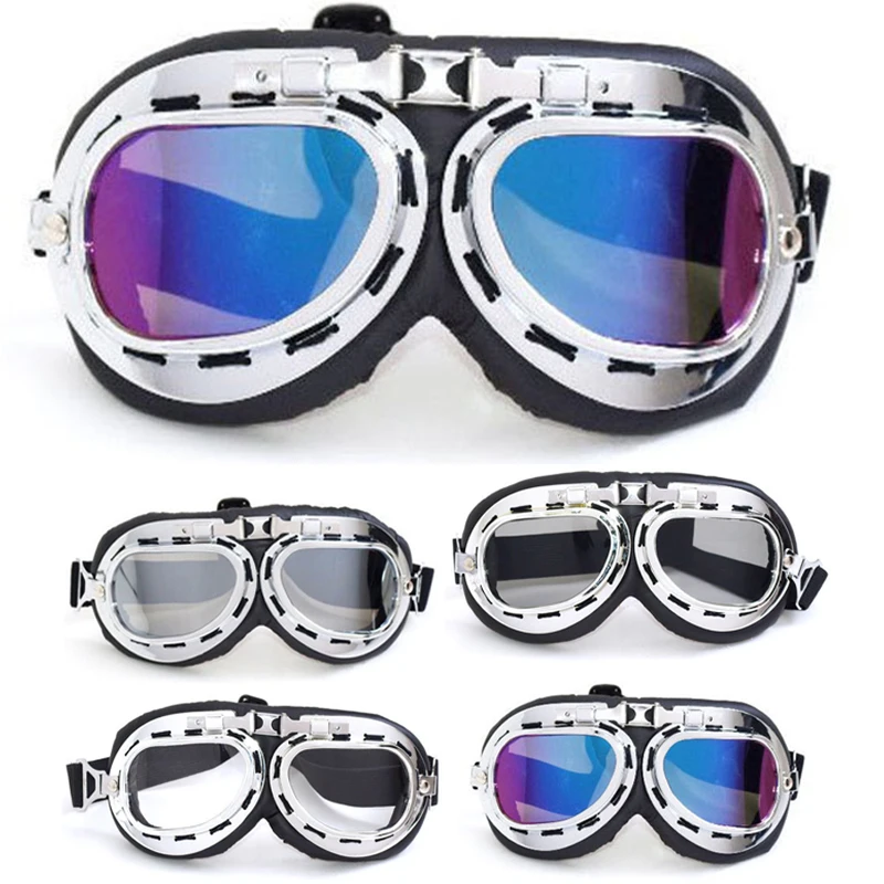 Retro Motorcycle Goggles Glasses Vintage Moto Classic Goggles for Harley Pilot Steampunk ATV Bike Copper Helmet
Retro Motorcycle Goggles Glasses Vintage Moto Classic Goggles for Harley Pilot Steampunk ATV Bike Copper Helmet