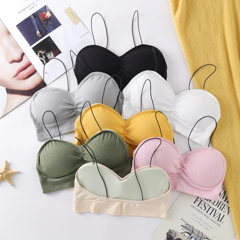 Seamless Bandeau Tank Top Sexy Backless Beauty Back Push Up Women's Underwear Antibacterial Breathable 2022 New
Seamless Bandeau Tank Top Sexy Backless Beauty Back Push Up Women's Underwear Antibacterial Breathable 2022 New