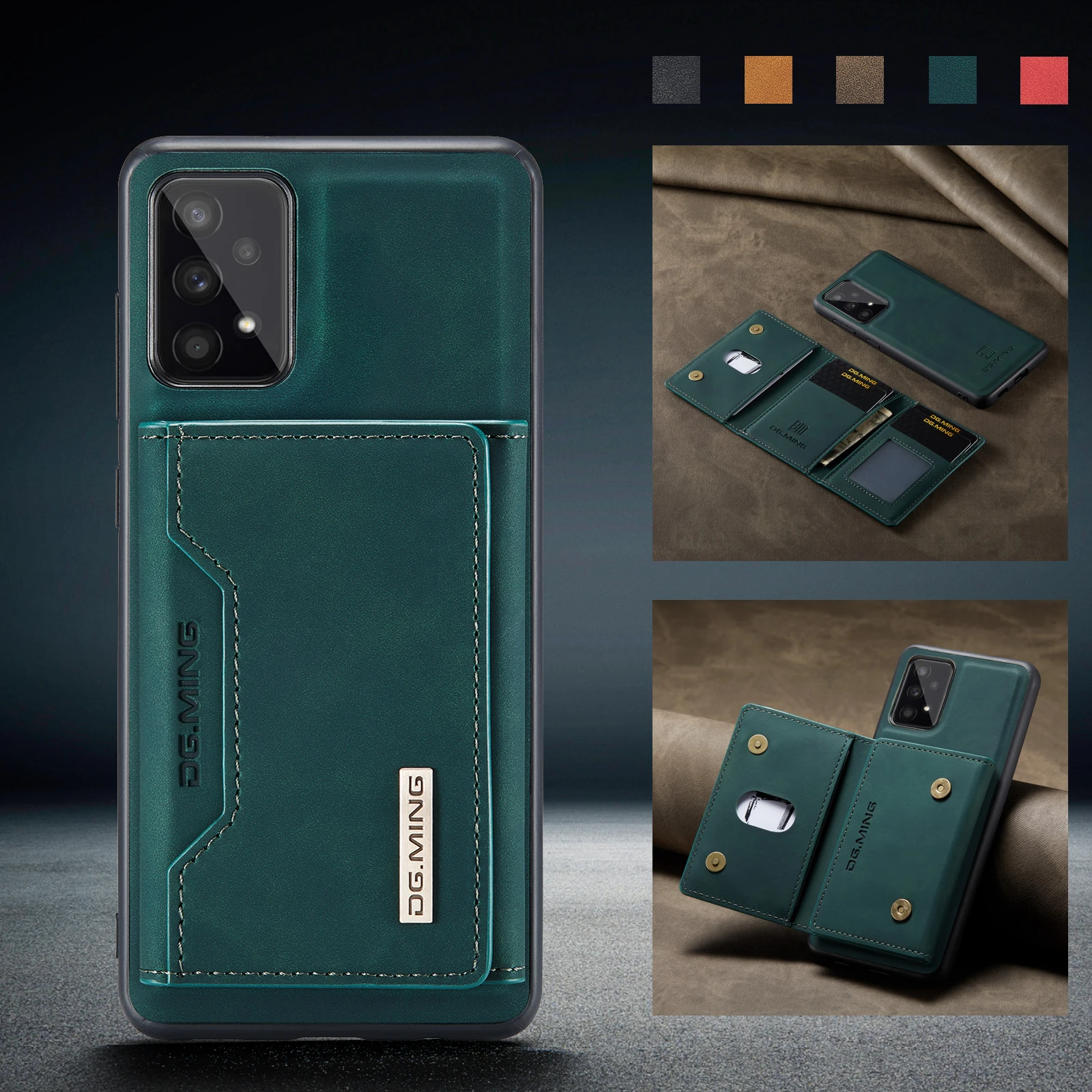 Anti-Drop Card Holder Leather Wallet Case for Samsung Galaxy A53 5G A 53 Magnetic 2 In 1 Mobile Phone Bag Funda
Anti-Drop Card Holder Leather Wallet Case for Samsung Galaxy A53 5G A 53 Magnetic 2 In 1 Mobile Phone Bag Funda