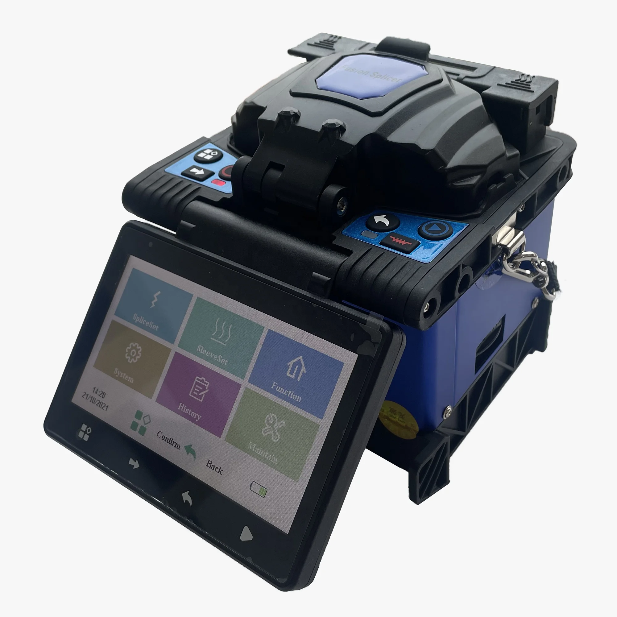 5'' Capacitive Touch Screen Multi-Language High Precision Fiber Optic Fusion Splicing Machine 
5'' Capacitive Touch Screen Multi-Language High Precision Fiber Optic Fusion Splicing Machine