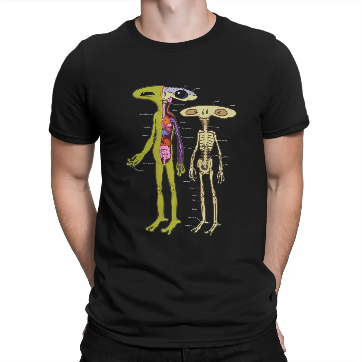 Novelty Alien Anatomy Cutaway Diagram Essential T-Shirt for Men Round Collar Cotton T Shirts Ancient Skull Skeleton Tee Shirt
Novelty Alien Anatomy Cutaway Diagram Essential T-Shirt for Men Round Collar Cotton T Shirts Ancient Skull Skeleton Tee Shirt