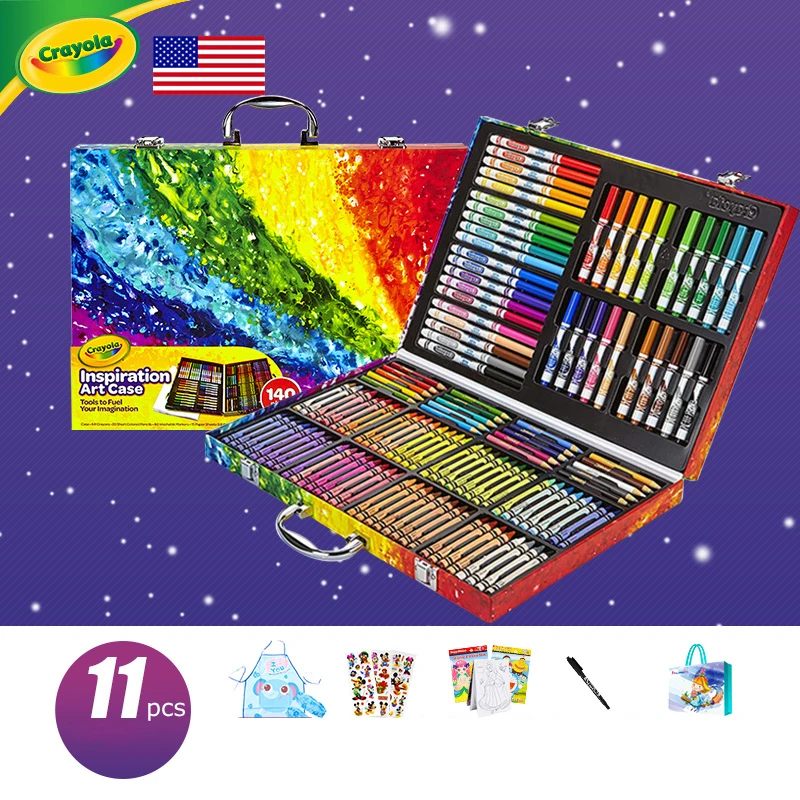 Набор для рисования Crayola, Подарочная коробка для детей дошкольного возраста, цветная ручка, карандаш, акварельная ручка, подарок на день рож...
Набор для рисования Crayola, Подарочная коробка для детей дошкольного возраста, цветная ручка, карандаш, акварельная ручка, подарок на день рож...