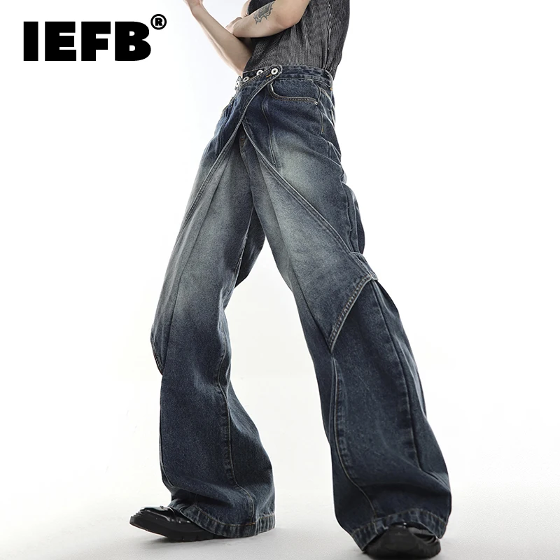 Джинсы IEFB мужские с широкими штанинами, Модные Винтажные брюки из денима, вареная уличная одежда, индивидуальные штаны, 9C673, 2023
Джинсы IEFB мужские с широкими штанинами, Модные Винтажные брюки из денима, вареная уличная одежда, индивидуальные штаны, 9C673, 2023