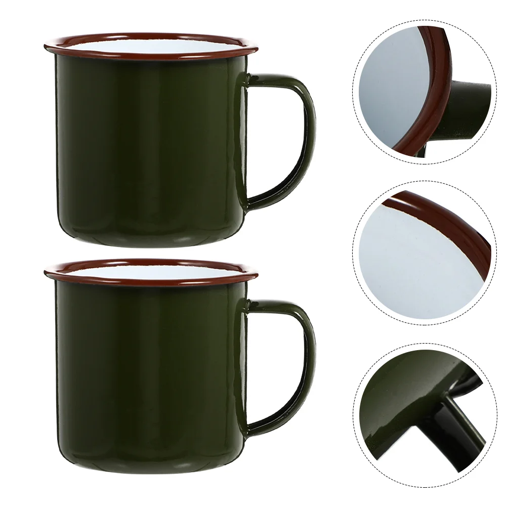 2Pcs Mug Portable Coffee Mug Coffee Accessory Iron Coffee Mug Backpacking Jar Flat Bottom Coffee Mug Novelty Mug
2Pcs Mug Portable Coffee Mug Coffee Accessory Iron Coffee Mug Backpacking Jar Flat Bottom Coffee Mug Novelty Mug