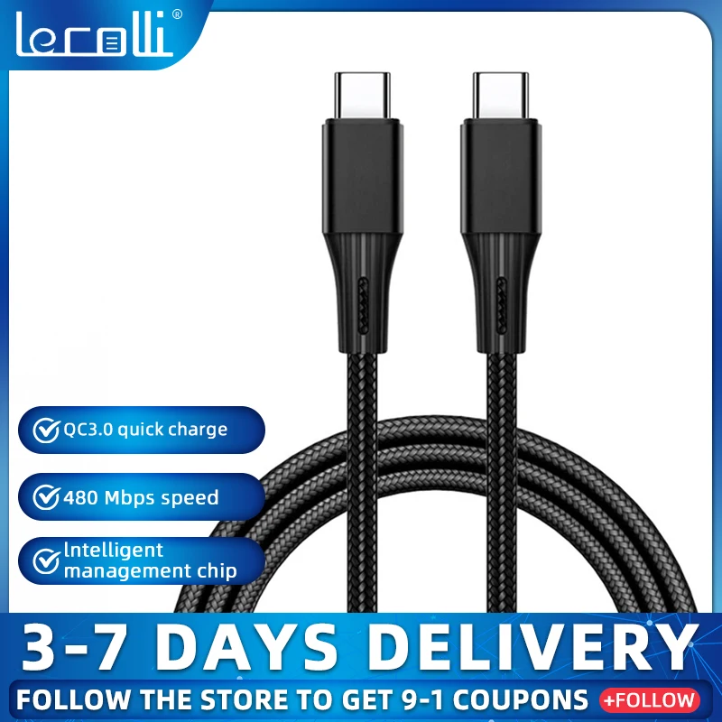 Mobile Phone Fast Charge Data Line Adapter Type-C Data Line Double Head C To C Mobile Hard Disk Computer Fast Charge 60W
Mobile Phone Fast Charge Data Line Adapter Type-C Data Line Double Head C To C Mobile Hard Disk Computer Fast Charge 60W