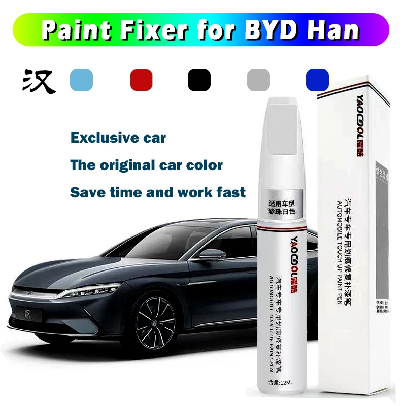Флуоресцентная ручка для BYD Han 2022 2023, фиксатор краски, ремонтные аксессуары для краски, черный, белый, красный, синий, зеленый
Флуоресцентная ручка для BYD Han 2022 2023, фиксатор краски, ремонтные аксессуары для краски, черный, белый, красный, синий, зеленый