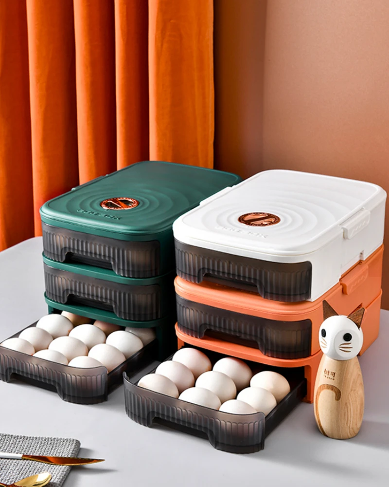 Egg Storage Box: Drawer Type Refrigerator For Refrigerator, Egg Rack, Automatic Falling, Food Grade Fresh-keeping Storage Device
Egg Storage Box: Drawer Type Refrigerator For Refrigerator, Egg Rack, Automatic Falling, Food Grade Fresh-keeping Storage Device