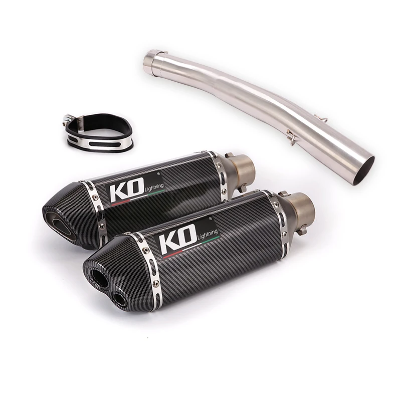 For Honda CBR600 F4i 2001-2007 Motorcycle Exhaust System Middle Link Slip On Muffler Escape With DB Killer Stainless Steel
For Honda CBR600 F4i 2001-2007 Motorcycle Exhaust System Middle Link Slip On Muffler Escape With DB Killer Stainless Steel