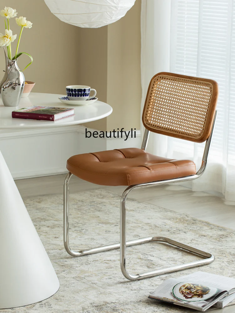 zq Light Luxury Solid Wood Dining Chair Home Rattan Vintage Leisure Chair Restaurant Iron Chairs
zq Light Luxury Solid Wood Dining Chair Home Rattan Vintage Leisure Chair Restaurant Iron Chairs