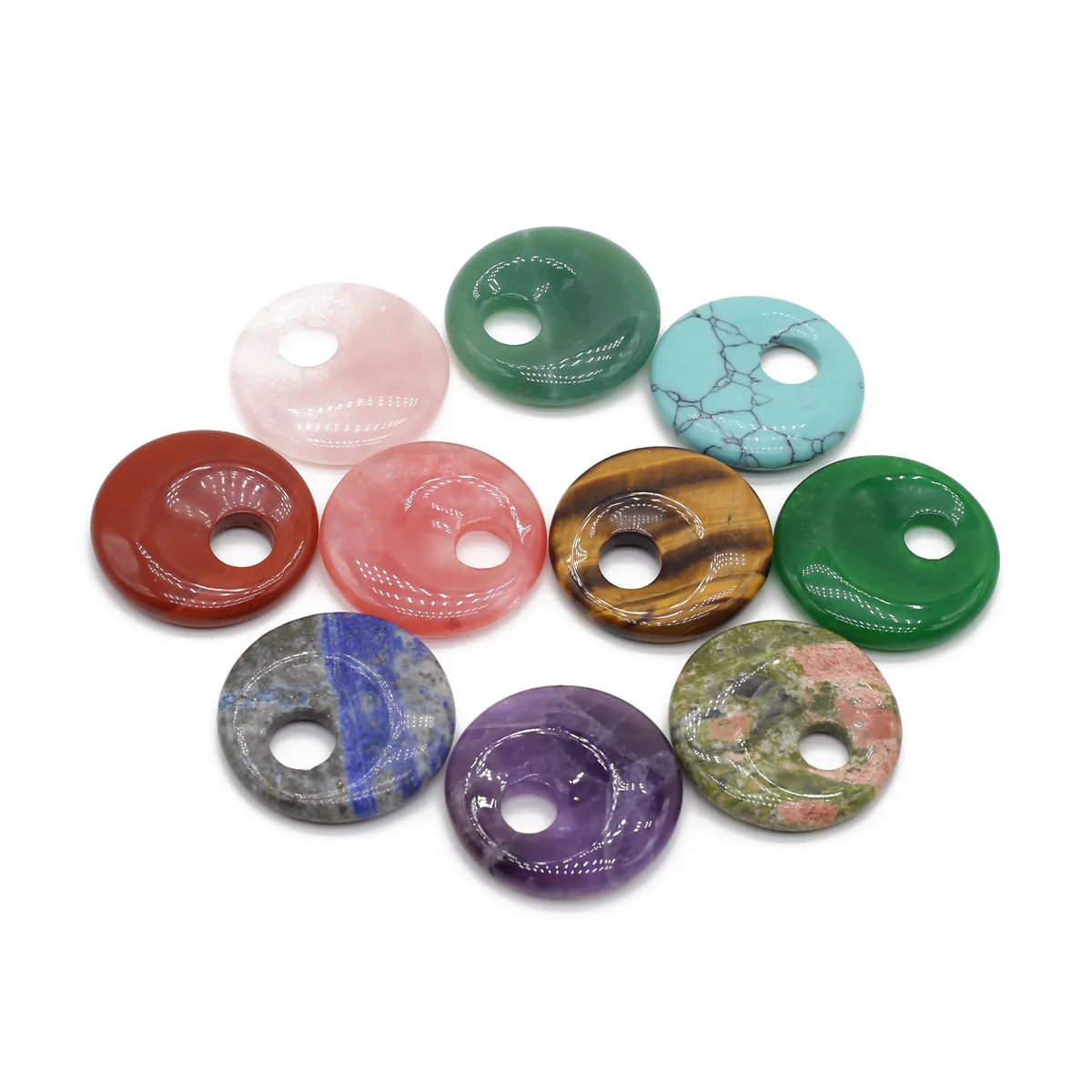 Natural Semi Precious Stone Large Hole Bead Eccentric Hole Loose Beads Pendant for Jewelry Making DIY Necklace Accessories 30mm
Natural Semi Precious Stone Large Hole Bead Eccentric Hole Loose Beads Pendant for Jewelry Making DIY Necklace Accessories 30mm