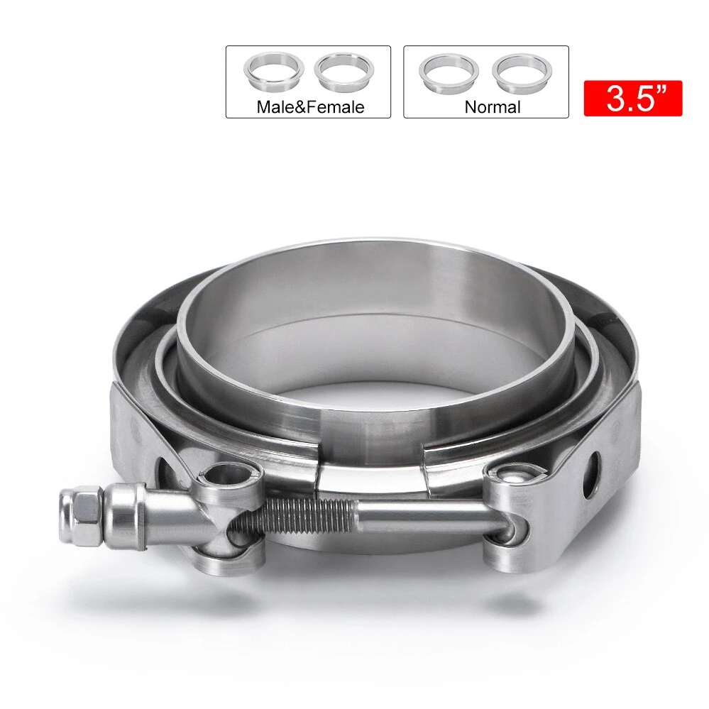 3.5" SUS 304 Steel Stainless Exhaust V Band Clamp Flange Kit QUICK RELEASE CLAMP Male Female FLANGE OR NORMAL TYPE
3.5" SUS 304 Steel Stainless Exhaust V Band Clamp Flange Kit QUICK RELEASE CLAMP Male Female FLANGE OR NORMAL TYPE