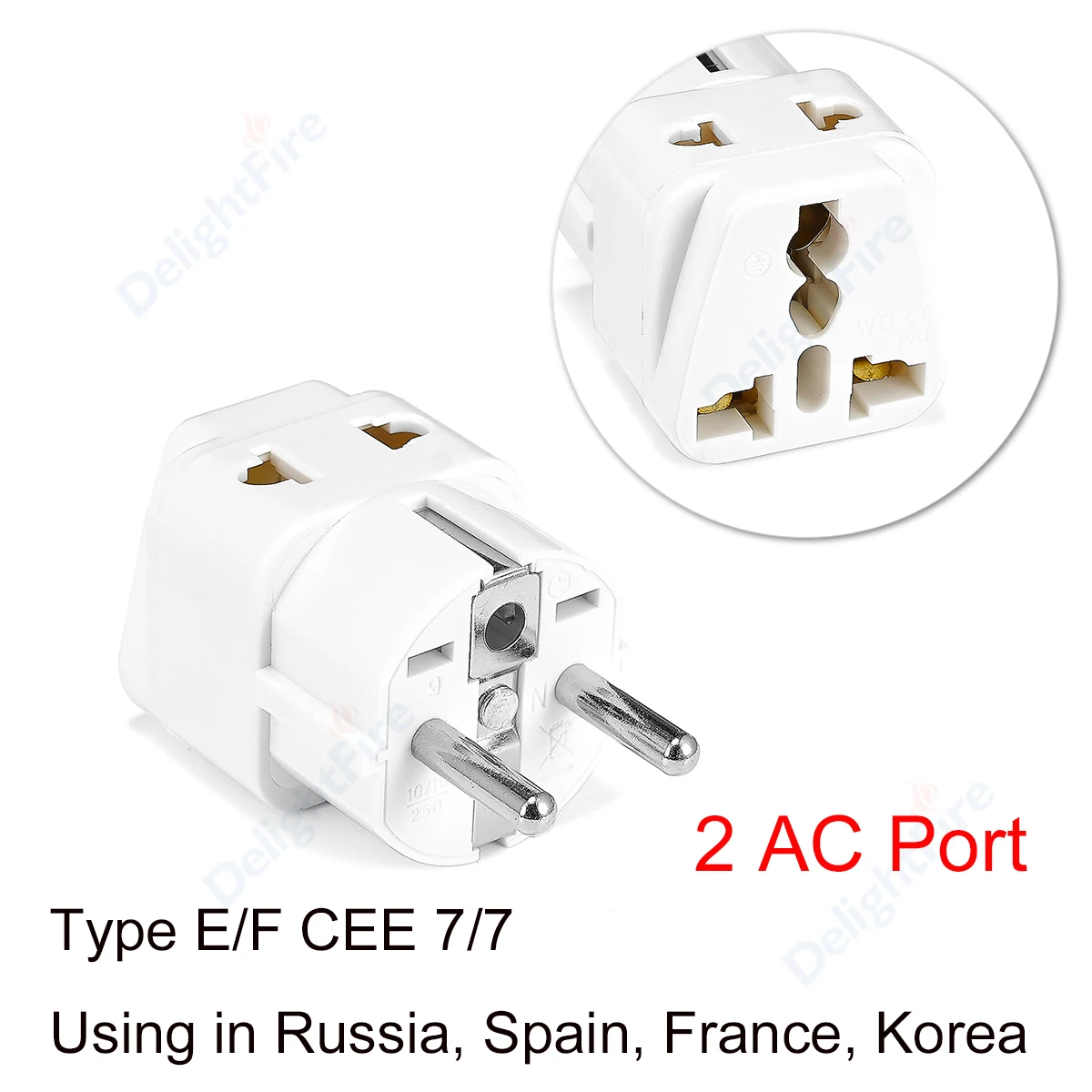 High Quality EU KR Power Plug 250V 10A AU UK Brazil Swiss US To EU 4.8mm Travel Adapter Universal Plug Adaptor Electric Socket 
High Quality EU KR Power Plug 250V 10A AU UK Brazil Swiss US To EU 4.8mm Travel Adapter Universal Plug Adaptor Electric Socket