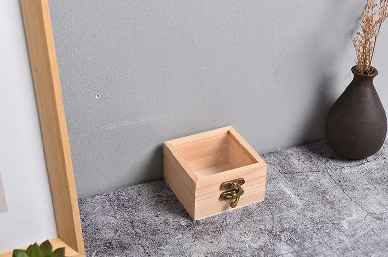 Wooden Storage Box Plain Wood With Lid Multifunction Square Hinged Craft Boxes For Jewelry Storage Decoration Craft Boxes
Wooden Storage Box Plain Wood With Lid Multifunction Square Hinged Craft Boxes For Jewelry Storage Decoration Craft Boxes