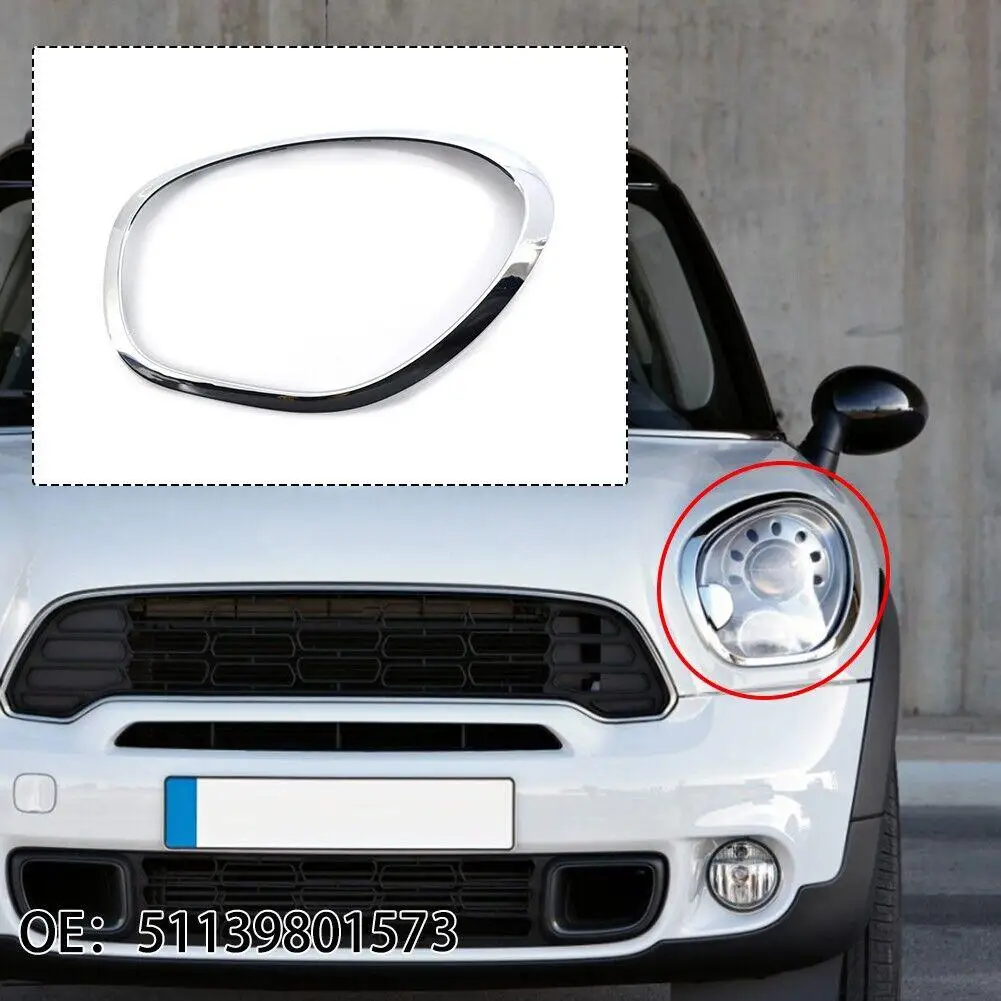 Car Front Headlight Frame Lamp Cover Trim 51139801573 51139801574 Compatible for BMW Mini R60 2011-2016
Car Front Headlight Frame Lamp Cover Trim 51139801573 51139801574 Compatible for BMW Mini R60 2011-2016