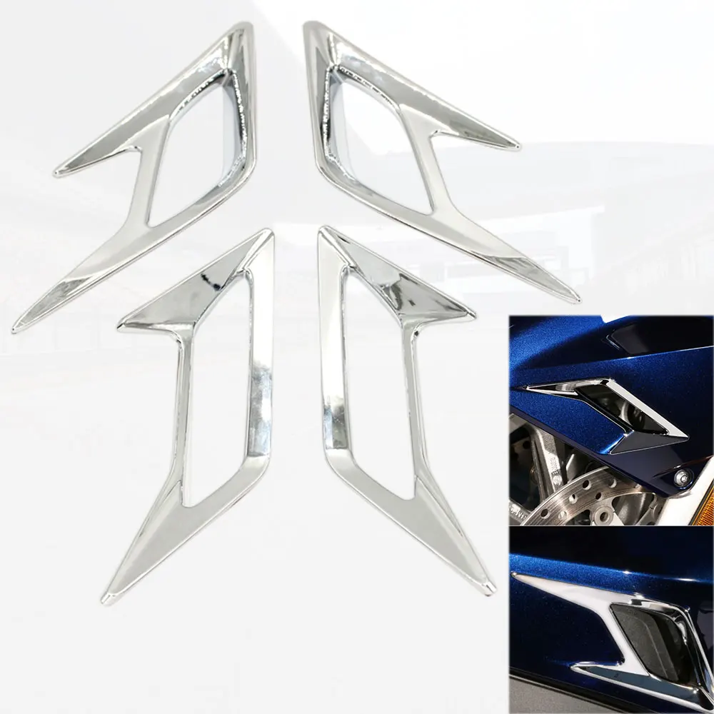 Fender Vent Decoration Trims For Honda GoldWing DCT Tour Airbag Gold Wing GL1800 2018 2019 2020 Chrome Motorcycle Front & Rear
Fender Vent Decoration Trims For Honda GoldWing DCT Tour Airbag Gold Wing GL1800 2018 2019 2020 Chrome Motorcycle Front & Rear